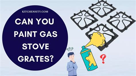 can stove grates be painted